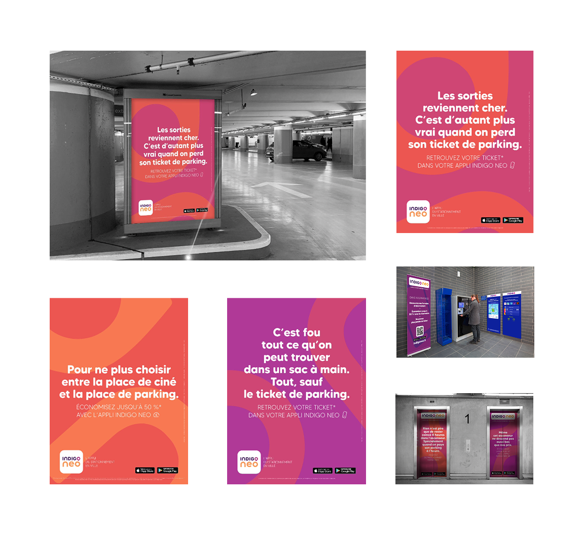 La charte institutionnelles et print Indigo Neo